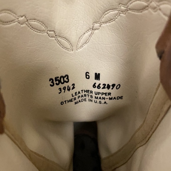 Camel Suede Pointed Toe Cowboy Boots - Picture 6 of 10